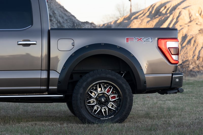 RC Pocket Fender Flares | DR Avalanche Gray | Ford F-150 2WD/4WD (2021-2026) (manufacturer page)