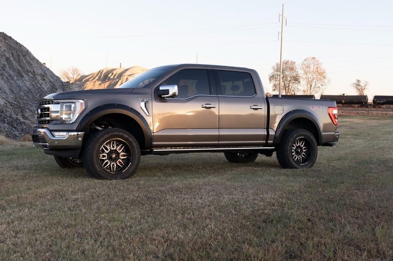 RC Pocket Fender Flares | BN Silver Spruce | Ford F-150 2WD/4WD (2021-2026) (manufacturer page)