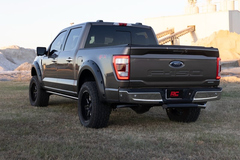 RC Pocket Fender Flares | BN Silver Spruce | Ford F-150 2WD/4WD (2021-2026) (manufacturer page)