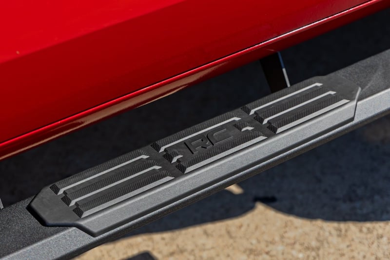 RC TR2 Running Boards | CrewMax | Toyota Tundra 2WD/4WD (2022-2026) (manufacturer page)