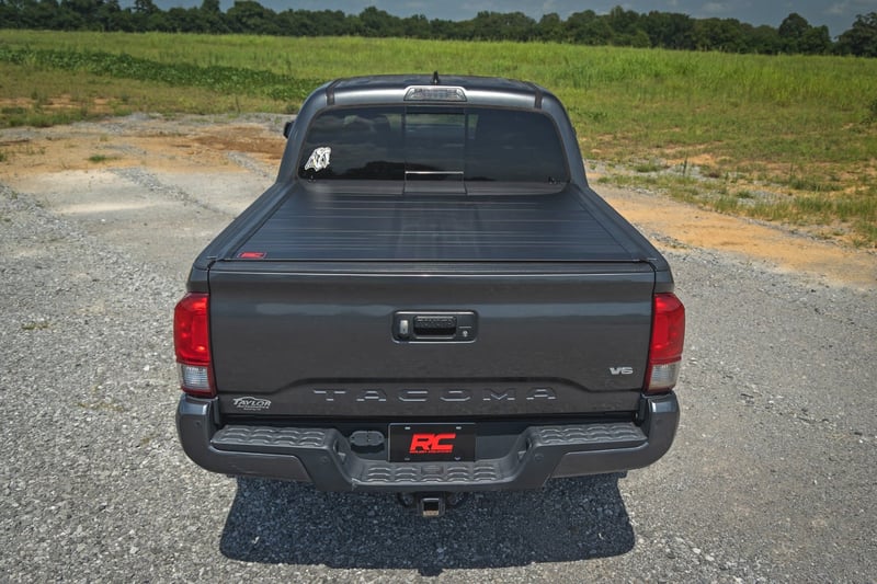 RC Hard Roll Up Bed Cover | 5' Bed | Toyota Tacoma 2WD/4WD (2016-2023) (manufacturer page)