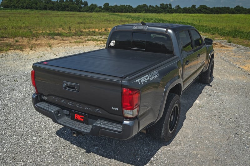 RC Hard Roll Up Bed Cover | 5' Bed | Toyota Tacoma 2WD/4WD (2016-2023) (manufacturer page)