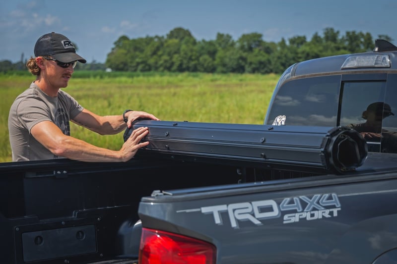 RC Hard Roll Up Bed Cover | 5' Bed | Toyota Tacoma 2WD/4WD (2016-2023) (manufacturer page)