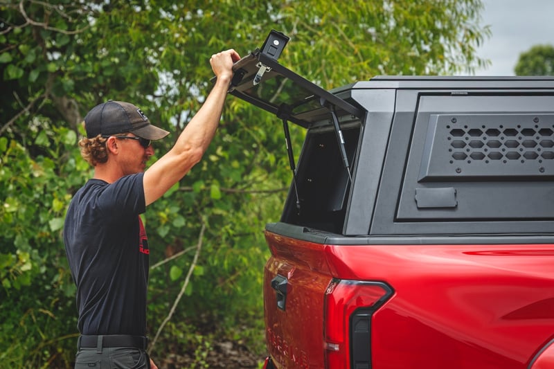 RC Truck Bed Cap | Modular | 5' Bed | Toyota Tacoma 2WD/4WD (2024-2026) (manufacturer page)