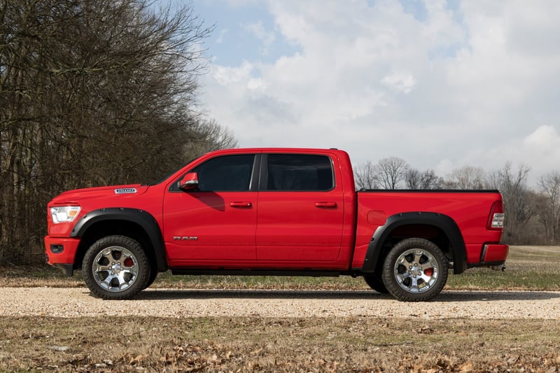 RC Pocket Fender Flares | PS2 Bright Silver Metallic | Ram 1500 2WD/4WD (19-24) (manufacturer page)