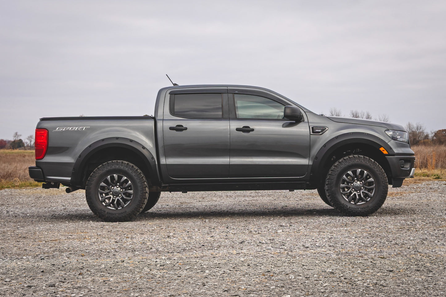 Pocket Fender Flares | JS Iconic Silver | Ford Ranger 2WD/4WD (2019-2023) - Fender Flares (Image 4 of 6)