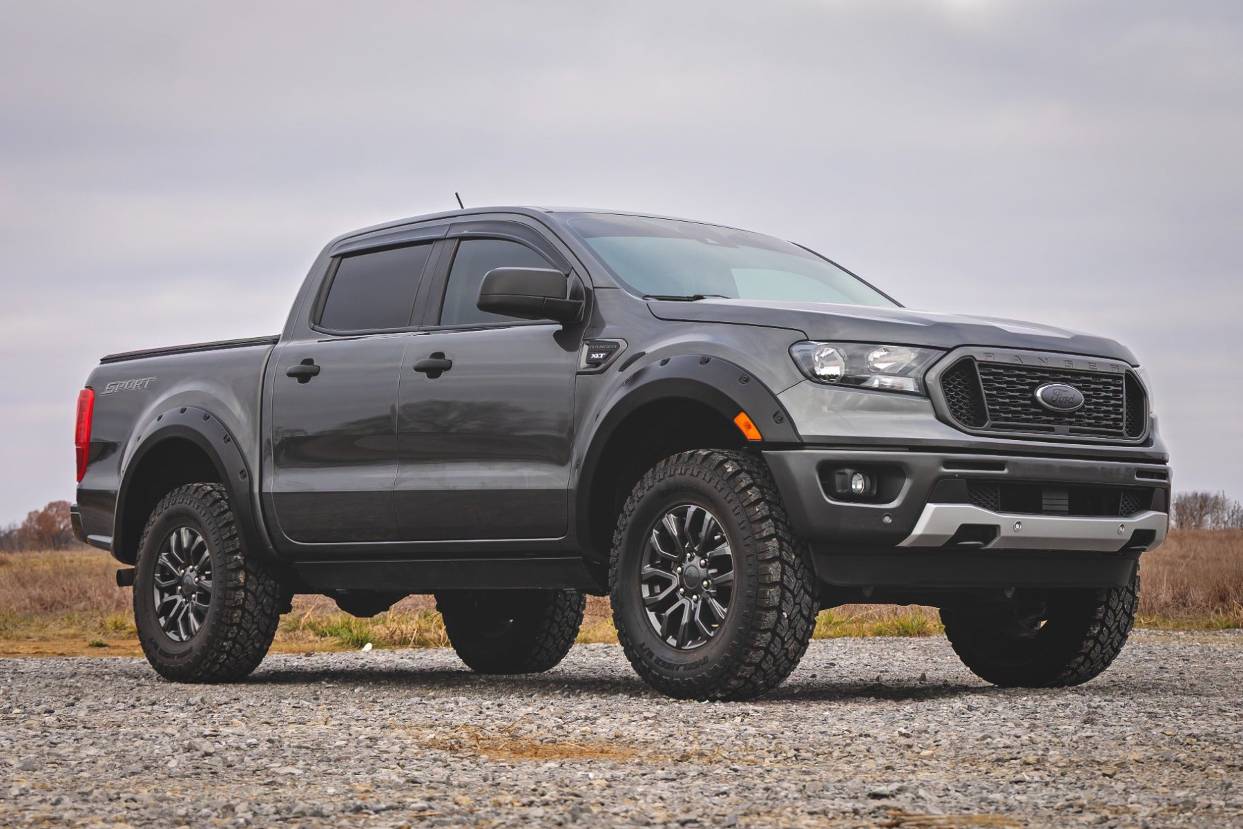 Pocket Fender Flares | M7 Carbonized Gray | Ford Ranger 2WD/4WD (2019-2023) - Fender Flares (Image 3 of 6)
