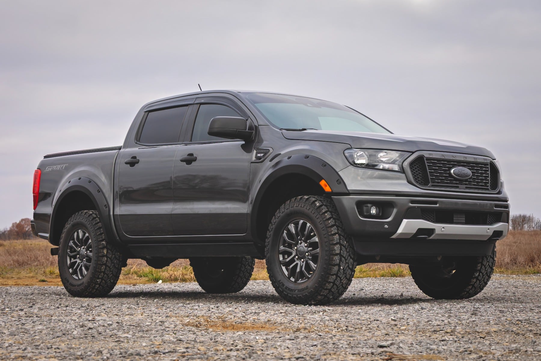 Pocket Fender Flares | NE Cactus Gray | Ford Ranger 2WD/4WD (2019-2023) - Fender Flares (Image 3 of 6)