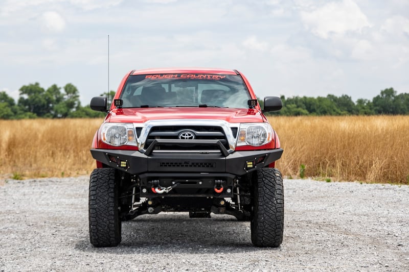 RC LED Light Kit | Ditch Mount | Black Series Round | 3.5 Inch | Amber DRL | Toyota Tacoma (05-15) (manufacturer page)