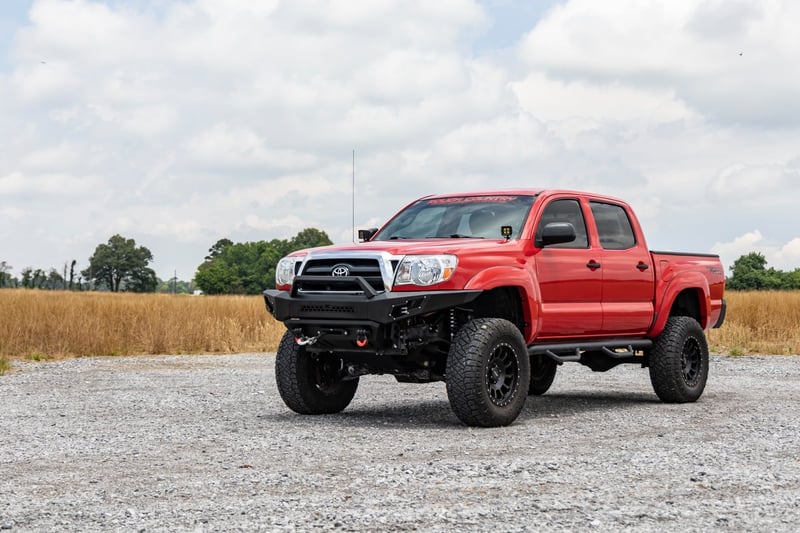 RC LED Light Kit | Ditch Mount | Black Series Round | 3.5 Inch | Amber DRL | Toyota Tacoma (05-15) (manufacturer page)