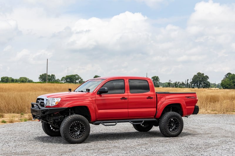 RC LED Light Kit | Ditch Mount | Black Series Round | 3.5 Inch | Amber DRL | Toyota Tacoma (05-15) (manufacturer page)