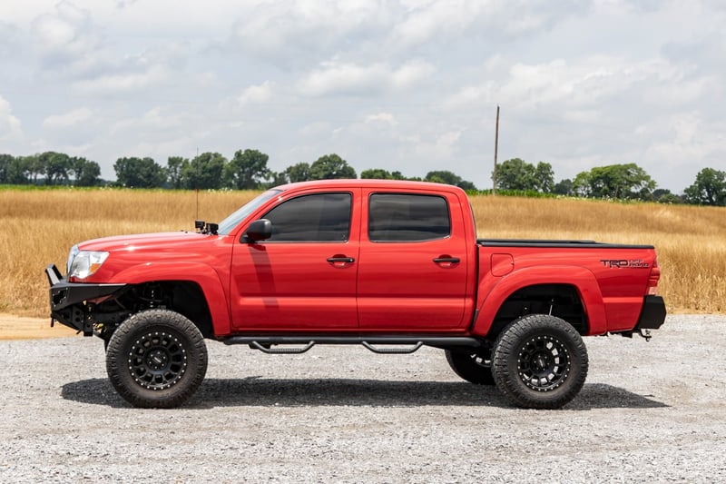 RC LED Light Kit | Ditch Mount | Black Series Round | 3.5 Inch | Amber DRL | Toyota Tacoma (05-15) (manufacturer page)