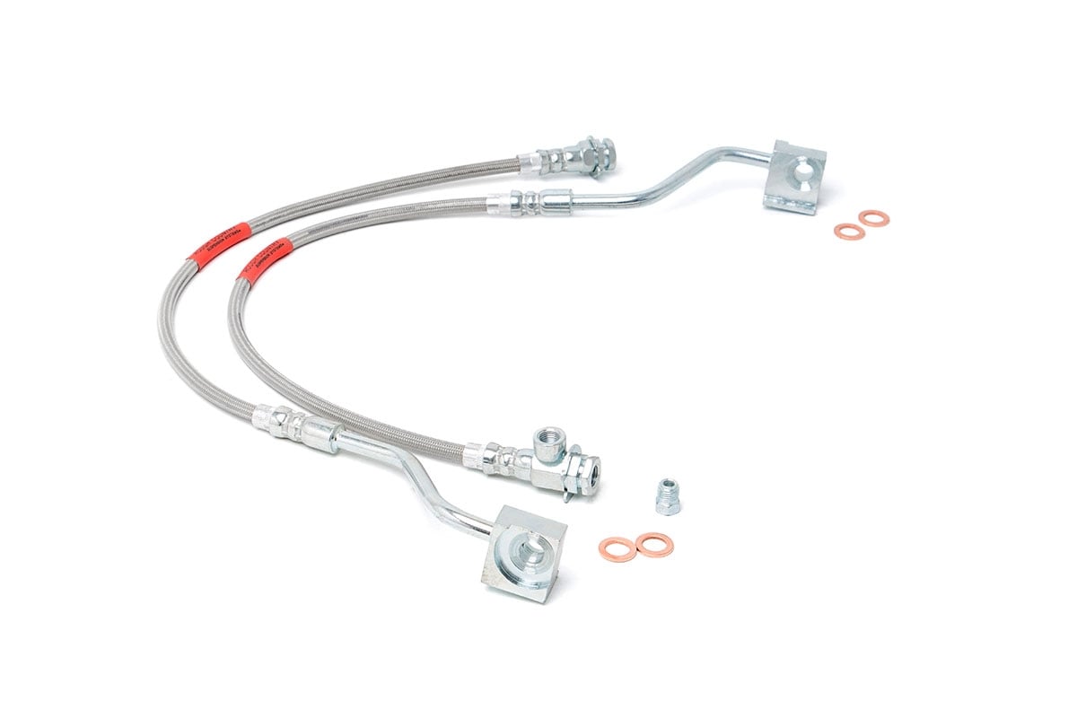 Brake Lines | Stainless | FR | 4-6" Lift | Ford Bronco/F-150 4WD (1980-1996) - Susp Accessories