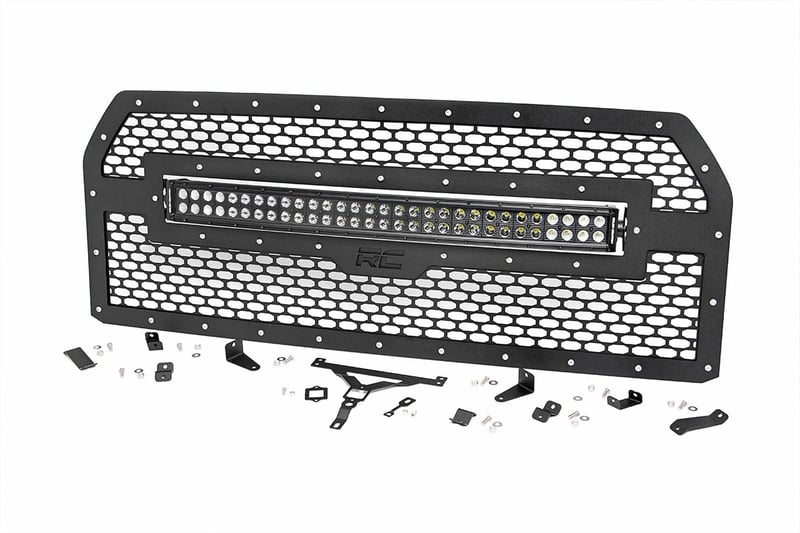 RC Mesh Grille | 30" Dual Row LED | Black | Ford F-150 2WD/4WD (2015-2017) (manufacturer page)