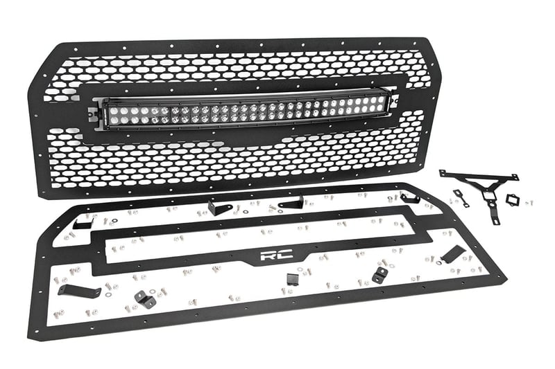 RC Mesh Grille | 30" Dual Row LED | Black | Ford F-150 2WD/4WD (2015-2017) (manufacturer page)