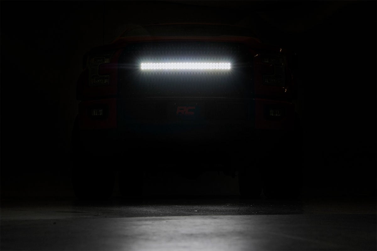 Mesh Grille | 30" Dual Row LED | Black | Ford F-150 2WD/4WD (2015-2017) - Lighting & Acc (Image 6 of 6)