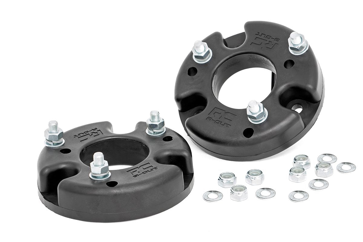 WeatherTech 110128-120128 20C Telluride No Drill Mudflaps Black Front & Rear Set