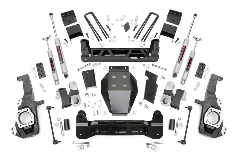 RC 5 Inch Lift Kit | NTD | M1 | w/ Overloads | Chevy/GMC 2500HD/3500HD (20-26) (manufacturer page)