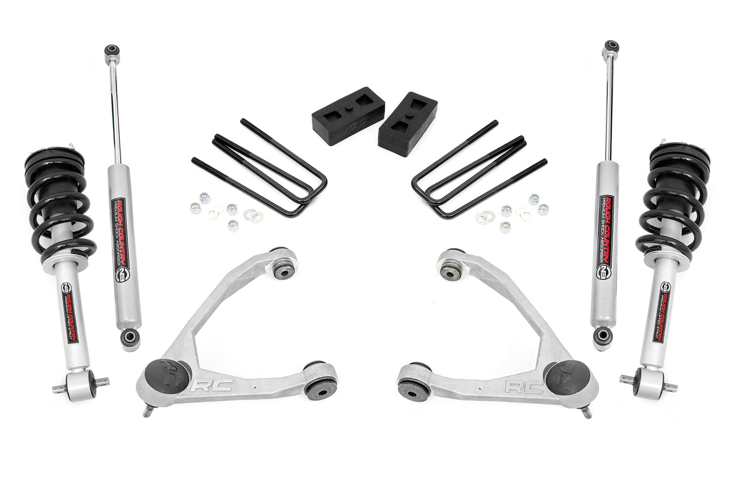 3.5 Inch Lift Kit | Cast Steel | N3 Strut | Chevy/GMC 1500 (07-13) - Susp Lift Kits 2wd