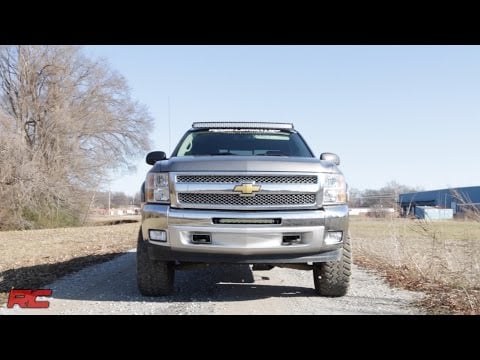 RC LED Light Mount | Bumper | 20" | Chevy Silverado 1500 (07-13)/Silverado 2500 HD (07-10) (manufacturer page)