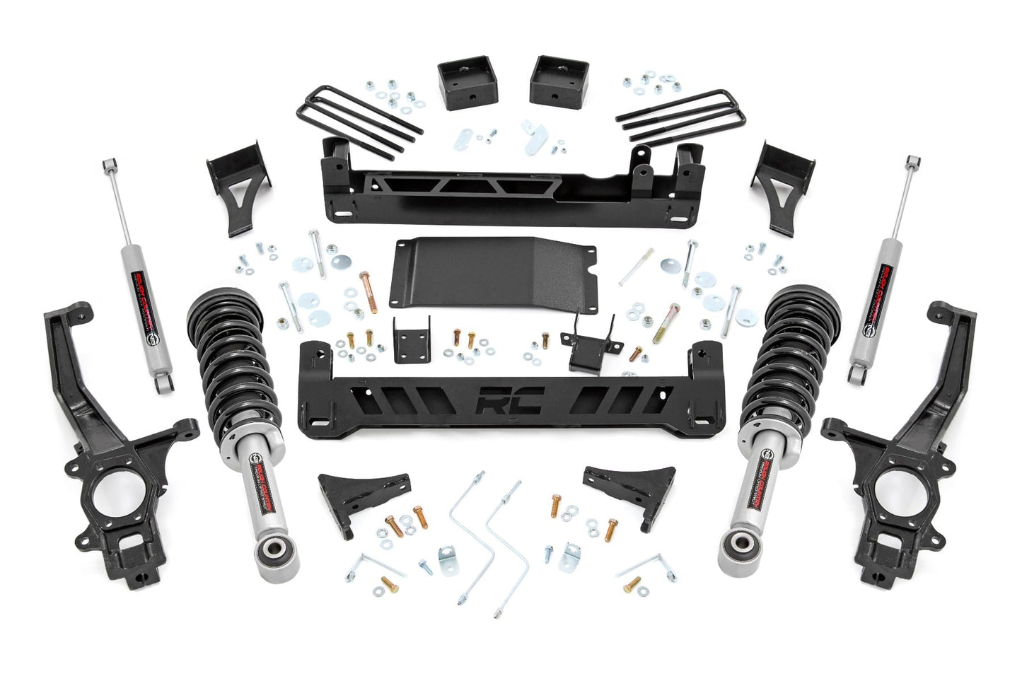 8793 DODGE W250 / W350 4WD 4 IN. SUSPENSION LIFT KIT W/ ADX M2.0 ALUMINUM MONOT - Image 1