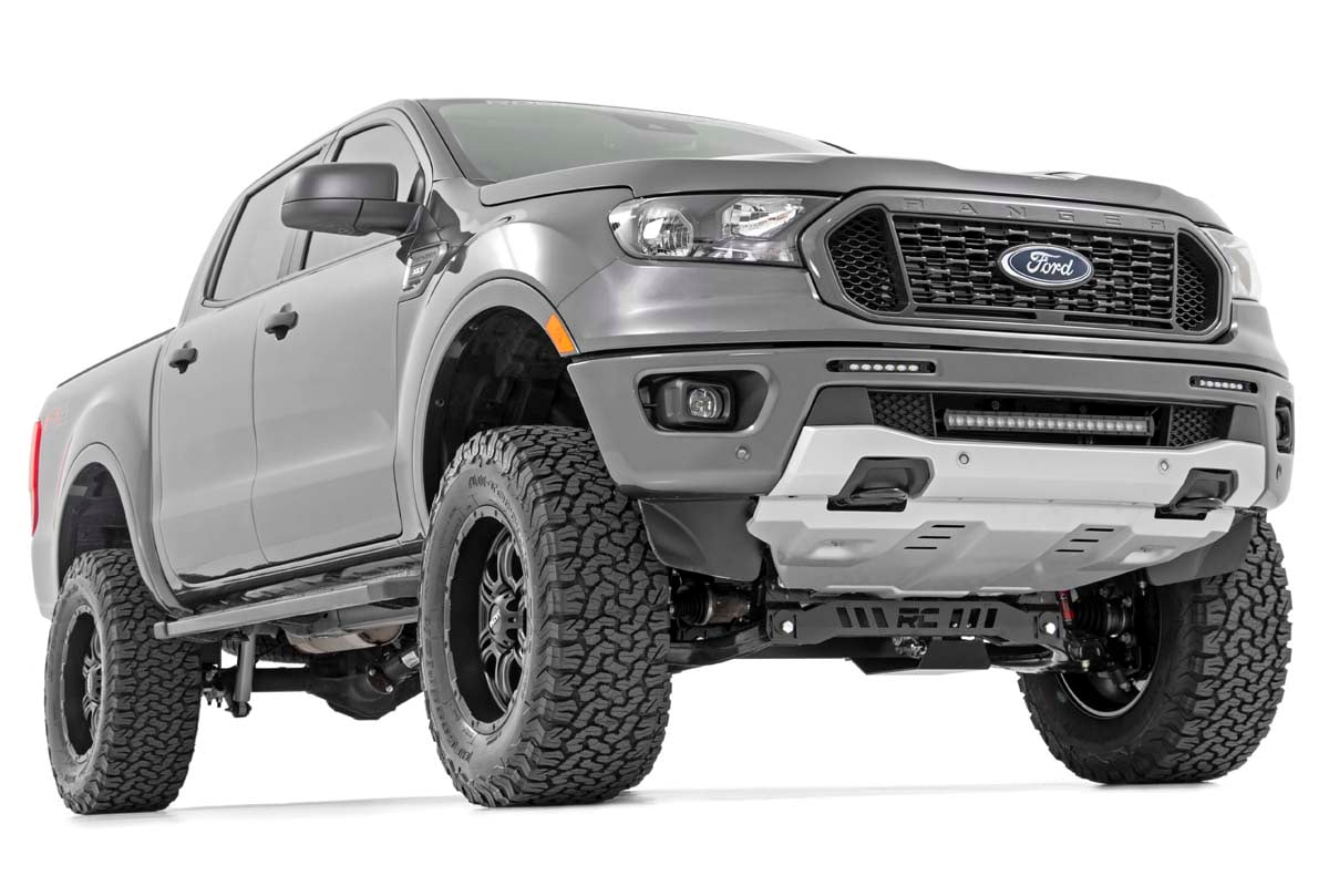 LED Light Kit | Bumper Mount | 6" Black Slimline Pair | Ford Ranger (19-23) - Lighting & Acc (Image 2 of 5)