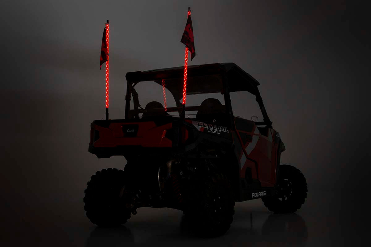 Multi-Color LED | Whip | 4' Long | Pair - Lighting & Acc (Image 4 of 6)