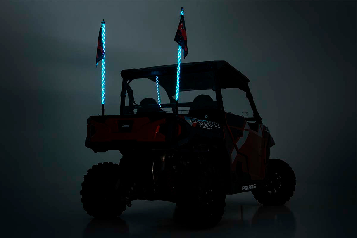 Multi-Color LED | Whip | 4' Long | Pair - Lighting & Acc (Image 6 of 6)
