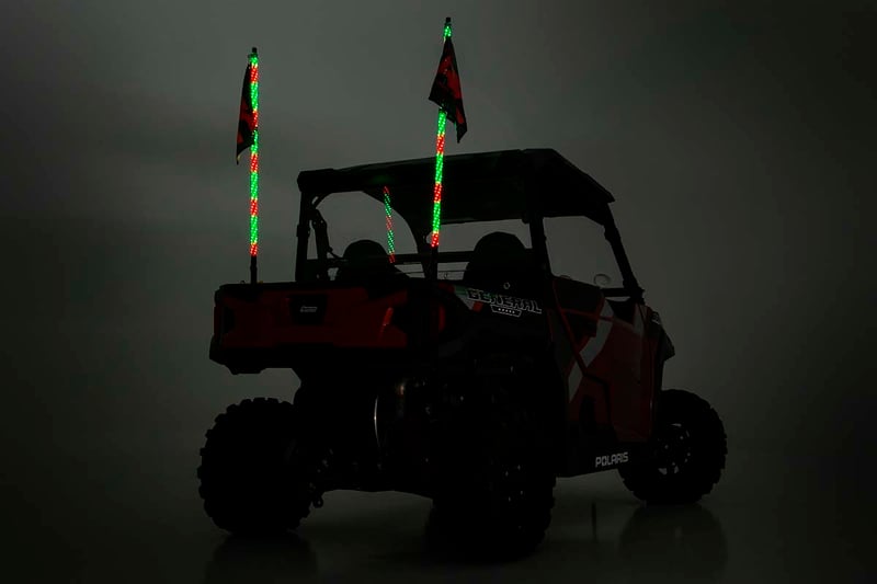 RC Multi-Color LED | Whip | 4' Long | Pair (manufacturer page)