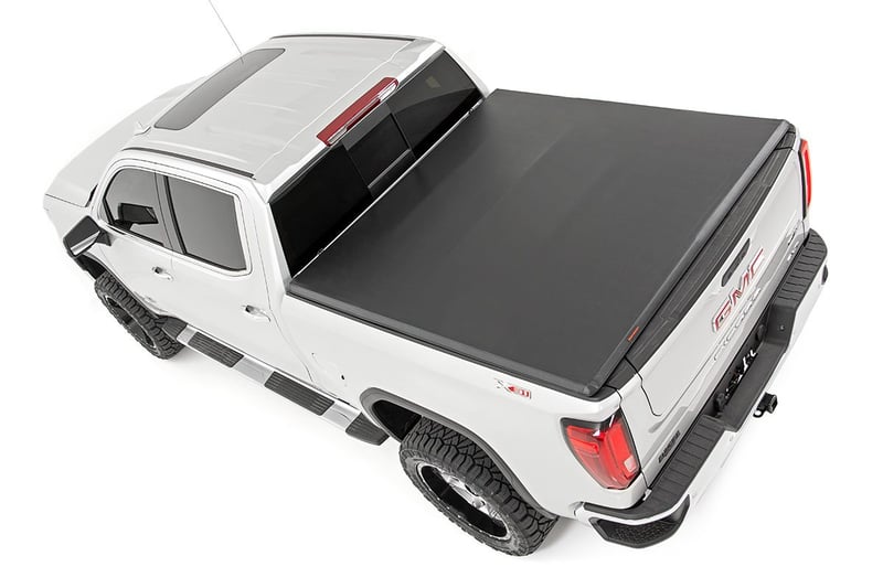 RC Soft Tri-Fold Bed Cover | 5'10" Bed | Chevy/GMC Sierra 1500 (19-26)/Silverado 1500 (19-26) (manufacturer page)