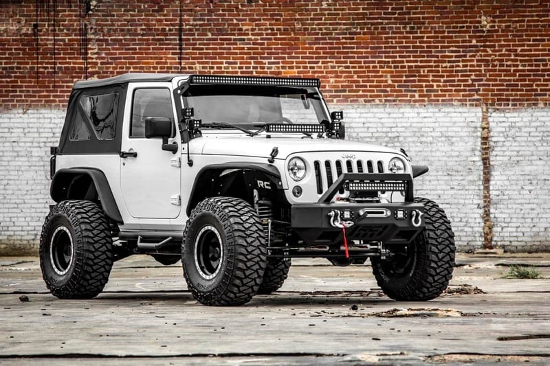 RC 4 Inch Lift Kit | X-Series | M1R | Jeep Wrangler JK 4WD (2007-2018) (manufacturer page)