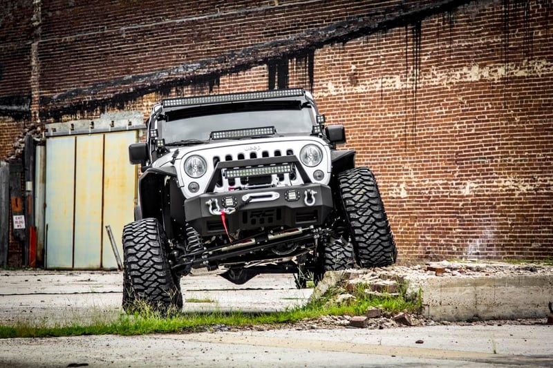 RC 4 Inch Lift Kit | X-Series | M1R | Jeep Wrangler JK 4WD (2007-2018) (manufacturer page)