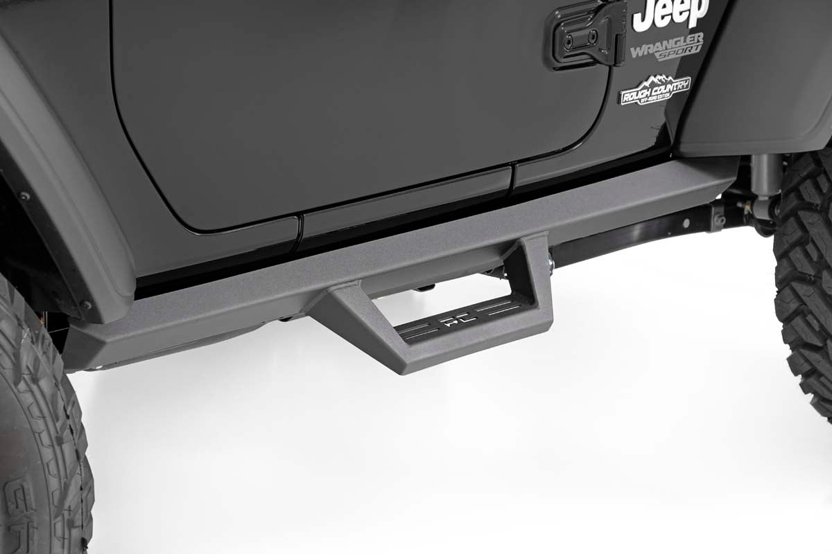 Contoured Drop Steps | 2 Door | Jeep Wrangler JL 4WD (2018-2026) - Steps & Runningboard (Image 1 of 6)