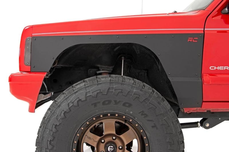 RC Fender & Quarter Panel Armor | Rear | Combo | Jeep Cherokee XJ 2WD/4WD (84-96) (manufacturer page)