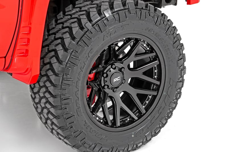RC 95 Series Wheel | Machined One-Piece | Gloss Black | 20x10 | 5x5 | -19mm (manufacturer page)