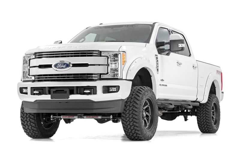 RC 4.5 Inch Lift Kit | V2 Shocks | Ford F-250/F-350 Super Duty 4WD (2017-2022) (manufacturer page)