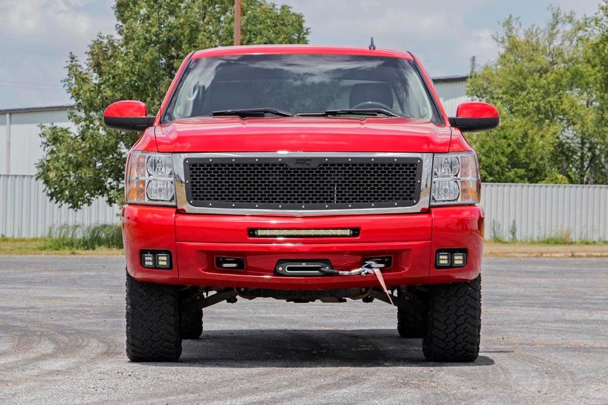LED Light Kit | Fog | 2" Black Pairs x2 | White DRL | Chevy Silverado 1500/2500HD/3500HD 2WD/4WD - Lighting & Acc (Image 3 of 3)