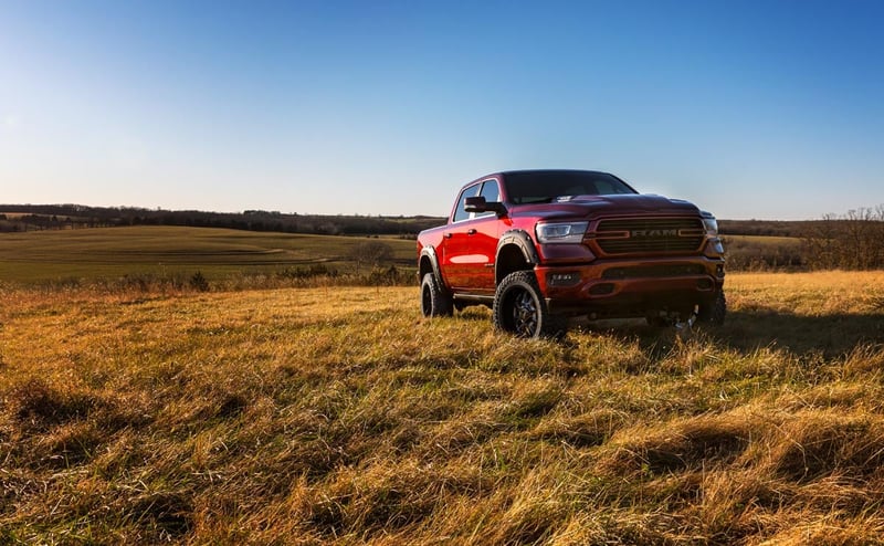 RC Defender Fender Flares | PRP Deep Cherry Red Crystal | Ram 1500 (19-24) (manufacturer page)