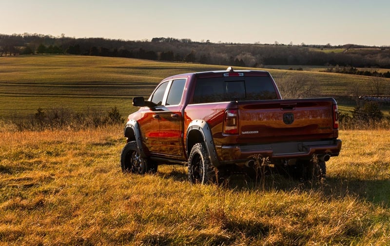 RC Defender Fender Flares | PRP Deep Cherry Red Crystal | Ram 1500 (19-24) (manufacturer page)