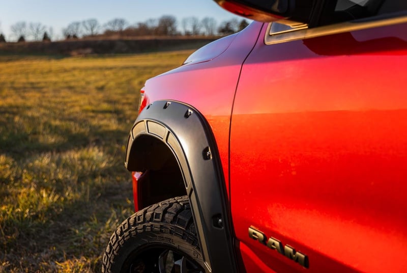 RC Defender Fender Flares | PRP Deep Cherry Red Crystal | Ram 1500 (19-24) (manufacturer page)