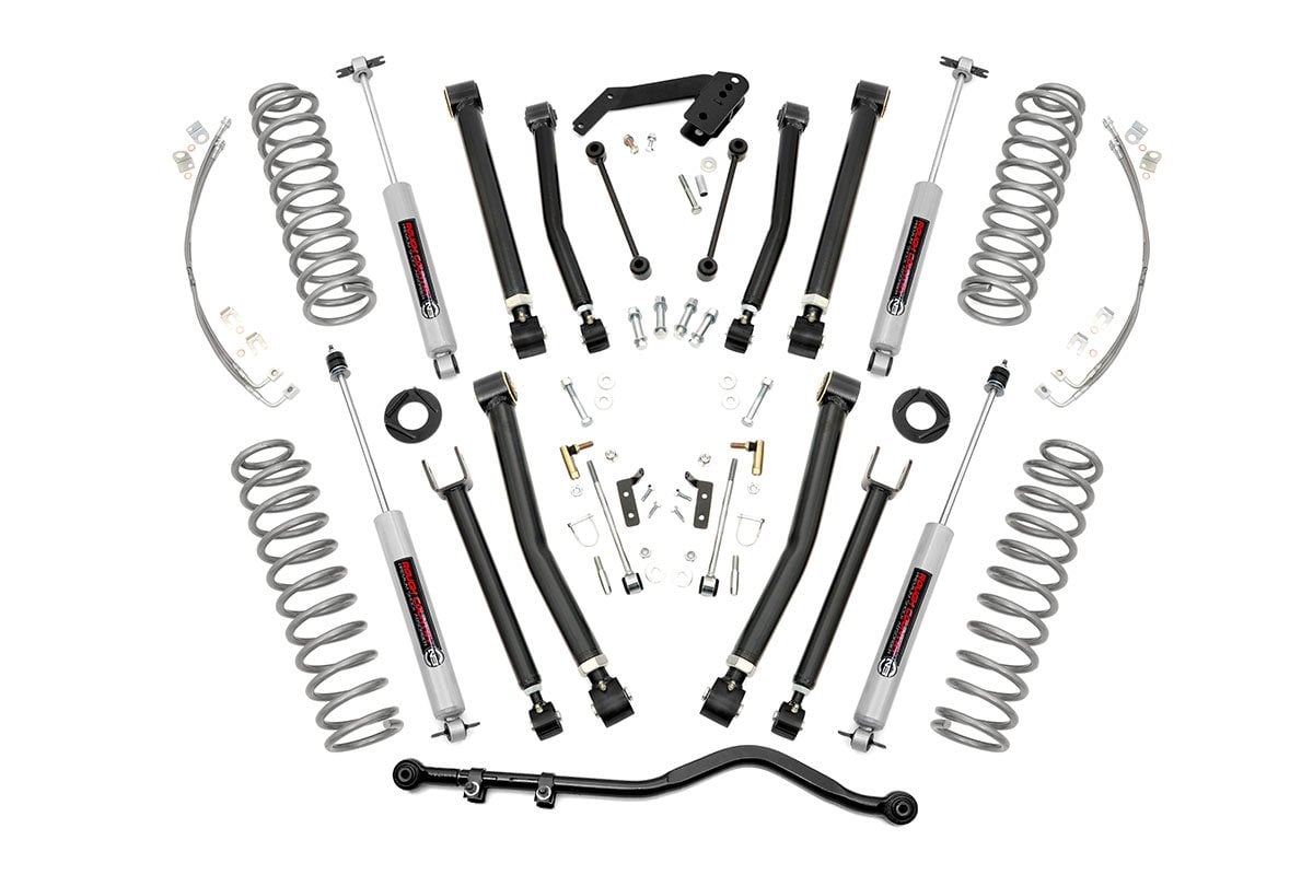 RC 4 Inch Lift Kit | X-Series | M1R | Jeep Wrangler JK 4WD (2007-2018) (manufacturer page)