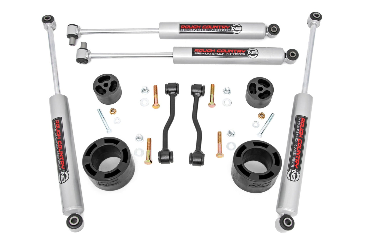 RC 2.5 Inch Leveling Kit | Spacers | N3 | Jeep Gladiator JT 4WD (2020-2023) (manufacturer page)
