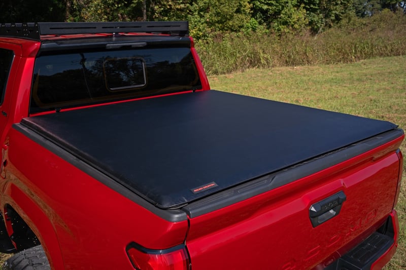 RC Soft Roll Up Bed Cover | 5' Bed | Toyota Tacoma 2WD/4WD (2024-2026) (manufacturer page)