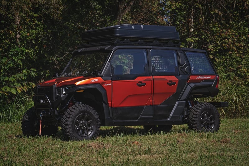 RC LED Light Kit | Front Mount | 3" Chrome Pair | Wide Angle | Polaris XPEDITION ADV 5 (manufacturer page)