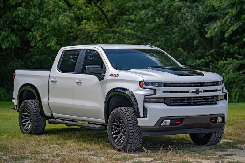 RC Hood Scoop | GXG Tungsten | Chevy Silverado 1500 2WD/4WD (2019-2026) (manufacturer page)