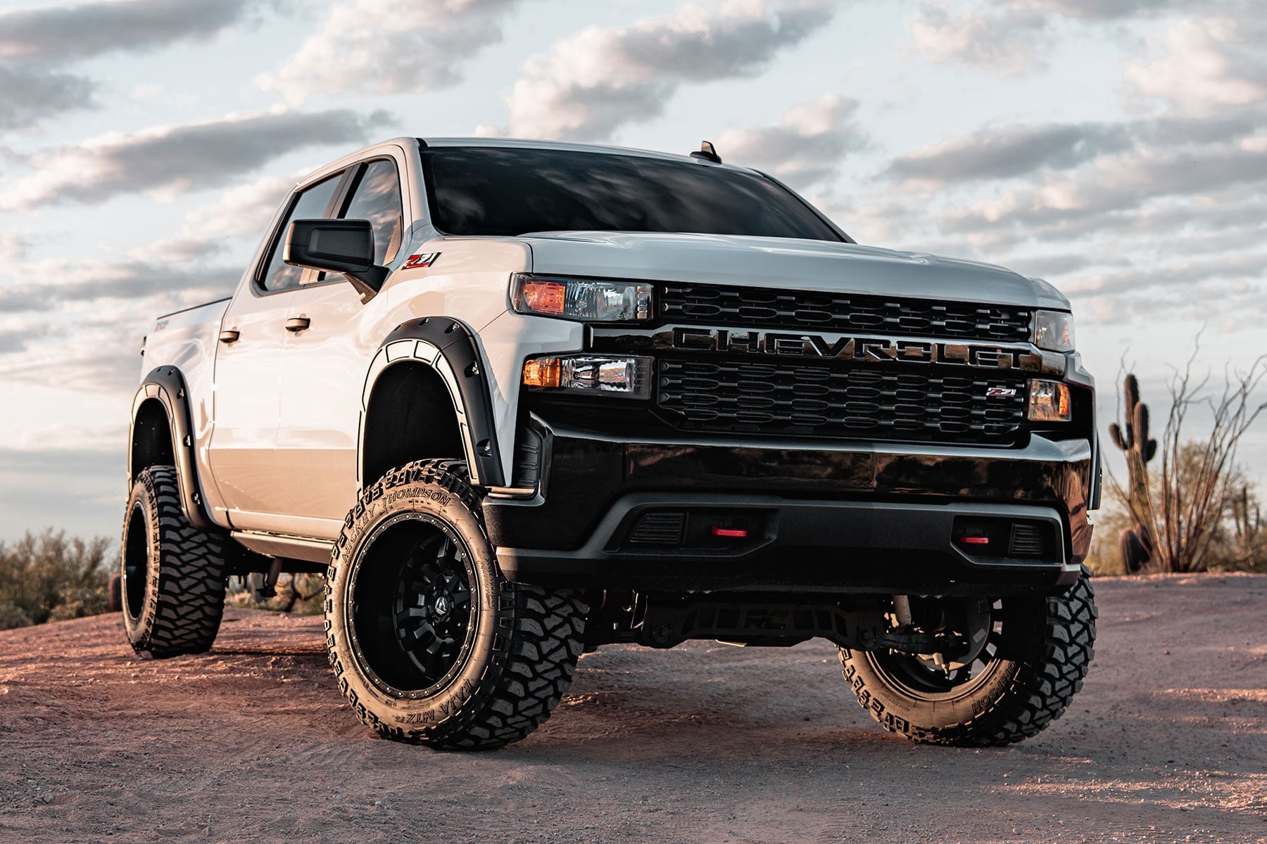 Defender Fender Flares | GB8 Mosaic Black | Chevy Silverado 1500 (19-26) - Fender Flares (Image 3 of 6)