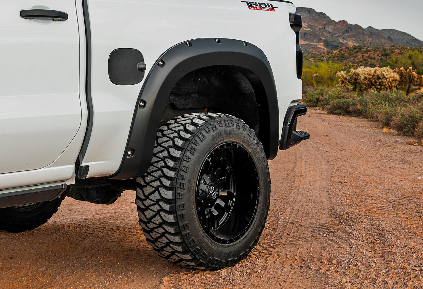 Pocket Fender Flares | GNO Slate Gray | Chevy Silverado 1500 2WD/4WD (22-26) - Fender Flares (Image 4 of 5)