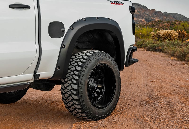 RC Pocket Fender Flares | GPA Graphite | Chevy Silverado 1500 2WD/4WD (22-26) (manufacturer page)