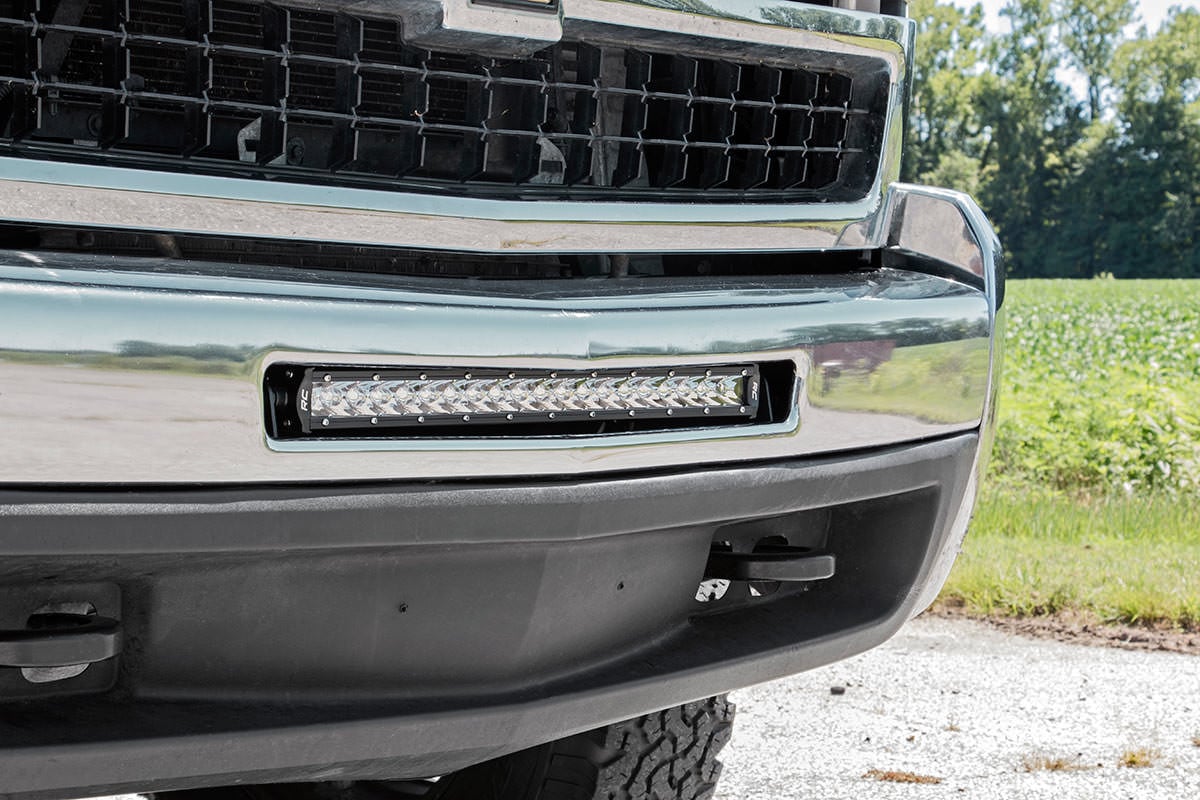 LED Light Mount | Bumper | 20" | Chevy Silverado 1500 (07-13)/Silverado 2500 HD (07-10) - Lighting & Acc (Image 1 of 4)