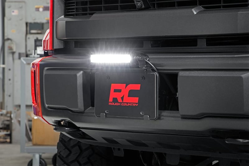 RC 8 Inch Black Series LED Light Bar | Single Row | Cool White DRL (manufacturer page)